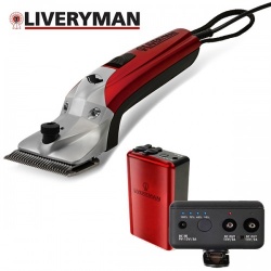 Liveryman Black Beauty Cordless Horse Clipper - with FREE Flare Trimmer